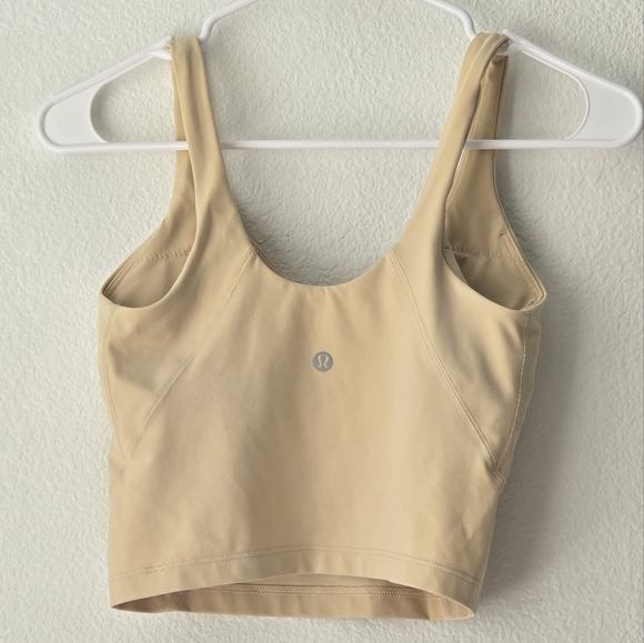 Lululemon Align Tank Top Light Support - Size 2 - Cream - A/B Cup - Picture 5 of 10